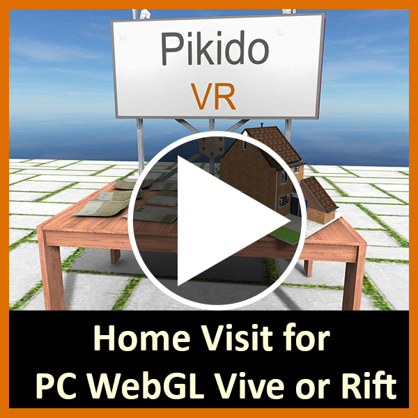 Demonstration Video of Home Visit for PC WebGL, Vive, Android or Rift